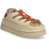 Ugg für Damen. 1179370 GoldenGlow Toggle Braune Sandalen (36), 3 bis 5 cm, Schnürsenkel, Lässig, Nachhaltig, Recyceltes Polyester