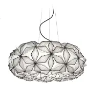 Slamp Hängelampe C'EST LA VIE, dimmbar, schwarz, für Wohn- / Esszimmer, Kunststoff, Design, Pendelleuchte