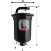 Sofima Kraftstofffilter S 1694 B für DAIHATSU HIJET Kasten (S85) Filtereinsatz