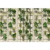 A.S. Création Fototapete "Walls by Patel Plant Shop", grün (grün, beige), B:4m L:2,7m, Vlies, Tapeten, Fototapete, Vlies, Wand