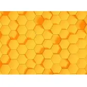 Living Walls Fototapete "Designwalls Honeycomb 2" glatt Vlies, Wand, Schräge, Decke
