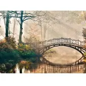 Living Walls Fototapete "Designwalls Park Bridge 1" glatt Vlies, Wand, Schräge, Decke
