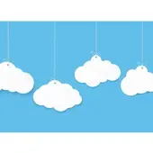 Living Walls Fototapete "Designwalls Clouds 1" glatt Vlies, Wand, Schräge, Decke
