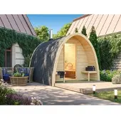 Fjordholz Pod-Sauna Modell 300 - Außensauna Bausatz