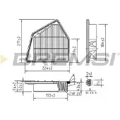 Bremsi Luftfilter FA1054