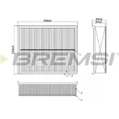 Bremsi Luftfilter FA0552