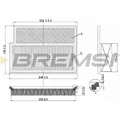 Bremsi Luftfilter FA1350