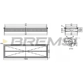 Bremsi Luftfilter FA2886