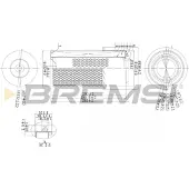 Bremsi Luftfilter FA1669