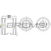 Bremsi Luftfilter FA1074