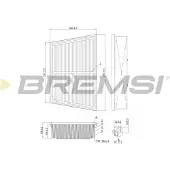 Bremsi Luftfilter FA1208