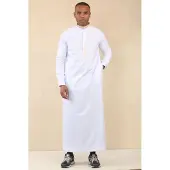 Thobez Weiße Thobe-arabische Saudi-Emirati-islamische Kleidung für Herren, Jubba-Robe