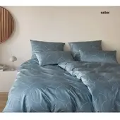Elegante Mako-Satin Bettwäsche Circus - 135x200 cm + 80x80 cmsalbei