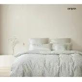 Elegante Mako Satin Bettwäsche Beauties 135x200 cm + 40x80 cm zartgrün