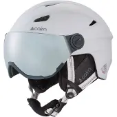 Cairn - Skihelm mit Visier / Schirm &ndash; Unisex &ndash; Electron Visor - Electron Visor Blanc Mat für Herren aus Wolle - Größe 53-54 cm - Weiß
