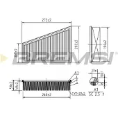 Bremsi Luftfilter FA1387