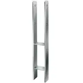 GartenLand H-Anker für 7 x 7 cm Pfosten Länge 60 cm