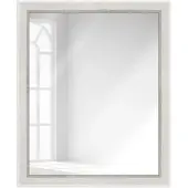 MendeFrames Wandspiegel H640 Shabby-Chic weiß 50x100 cm