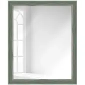 MendeFrames Wandspiegel H640 Shabby-Chic grün 70x100 cm