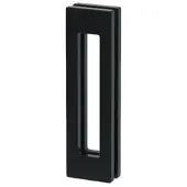 Levidor Glasschiebetür Architektengriff Paar Flach 17,5 cm Schwarz