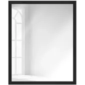 MendeFrames Spiegel Serie H960 schwarz gemasert 40x50 cm