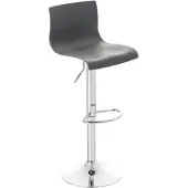 Proregal CHEFGASTRO Barhocker MAUI Chrom HxBxT 84x39x36cm Kunststoff Grau Barstuhl