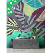 Living Walls Vliestapete "Tropen-Tapete bunt Modern Dschungel-Tapete" matt glatt