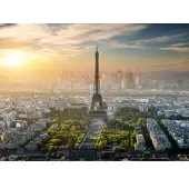 Living Walls Fototapete "Designwalls Eiffel Tower" glatt Vlies, Wand, Schräge, Decke