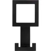 Siro Huthaken Tome Breite 52 mm, Höhe 101 mm, Zinkdruckguss schwarz matt
