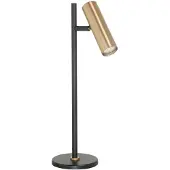 Highlight Tischlampe Trend schwarz mit mattem Messing