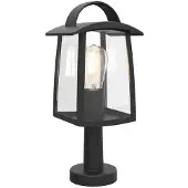 Lutec Schöne Gartenlampe Kelsey schwarz S