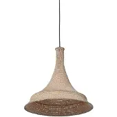 Steinhauer Pendelleuchte Marakesch 1-flammig Braun 50x50cm