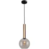 Masterlight Hängelampe Ø 20cm Bella 2 Messinggold mit Goldglas