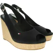 Tommy Hilfiger SCHWARZE DAMEN-SANDALENSCHUHE : Farbe - Schwarz, Größe - 40 Größe: 40 Farbe: Schwarz