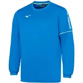 Mizuno Unisex TEAM SENDAI TRAIN.R.NECK SWEAT - P2EC2A40, Farbe:Blau, Textil:L