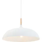 Steinhauer Pendelleuchte Bjorr 1-flammig Weiß Matt 45x45cm