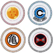 ABY Style DRAGON BALL Z Set of 4 Plates Emblems