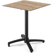 Oviala Terrassentisch 70 cm, klappbar, Laminat Eiche natur - Opéra