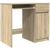 vidaXL Schreibtisch Sonoma-Eiche 86x49x76 cm Holzwerkstoff