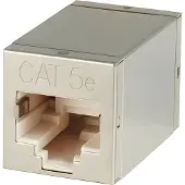 Lindy 60187, RJ45, RJ45, Metallisch