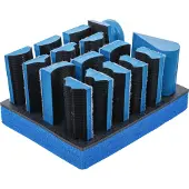 Bgs 74365 Klett-Schleifblock-Satz, 16-tlg.