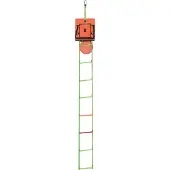 Kratos Safety Rettungsleiter, Sicherheitsleiter EVA LAD 2 mit integriertem Sicherungssystem, 6m