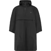 Agu Regenponcho GO Grant Rain Poncho Essential Unisex All Black-Einheitsgröße