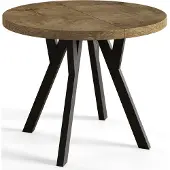 Alpi Möbel Esstisch Rund Ovo, Esstisch Ausziehbar 90-190 cm, Moderner Wohnzimmertisch und Küchentisch, Lefkas