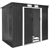 TecTake Gartenhaus mit Pultdach 213 x 130 x 173 cm