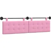 Syfax Hängendes Kopfteil Rosa Stoff