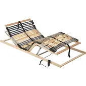 Syfax Bett-Lattenrost Braun 80 x 190 cm Massivholz Buche