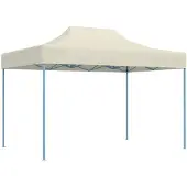 Syfax Party-Zelt Creme 280 x 410 x 315 cm Oxford-Stoff
