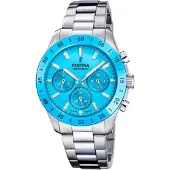 Festina Chronographen Ceramic Bright Blue