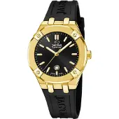Jaguar Uhr Damen schwarz Armband Silikon UJ1018/1